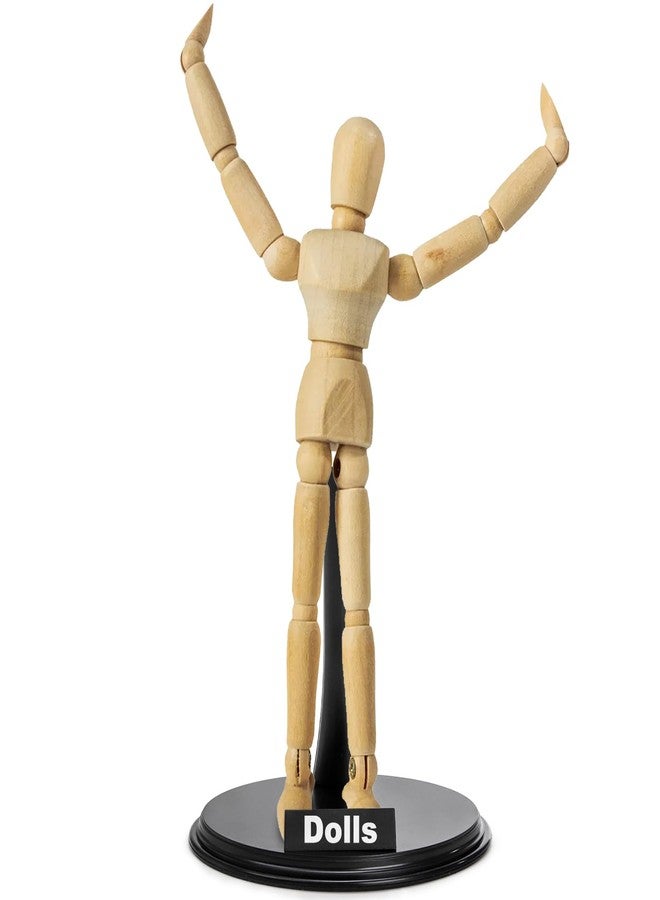 Cedilis 5 Pack Action Figure Stands, Black Doll Holder Stand, 1/6 Scale Figures Display Stand for 12 Inch Figures, Adjustable Height - Image 3